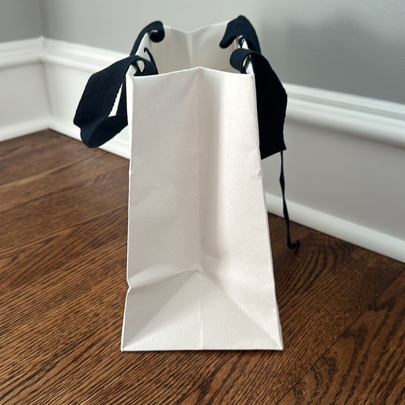 Moncler White Blue Red Shopping Gift Bag - Picture 4 of 8